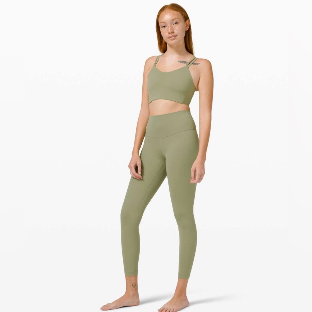 NWT lululemon athletica Align Pant 25"
Rosemary Green Size 0
